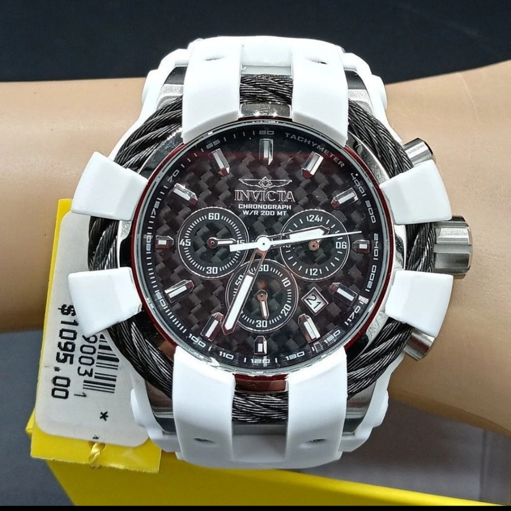 FIRM PRICE-INVICTA BOLT CABLE CHRONOGRAPH WATCH